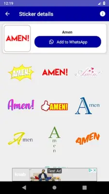 Christian WAStickerApps android App screenshot 12