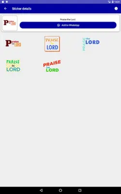 Christian WAStickerApps android App screenshot 3